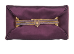Small Clutch, Satin, Purple, MII, B, 2*